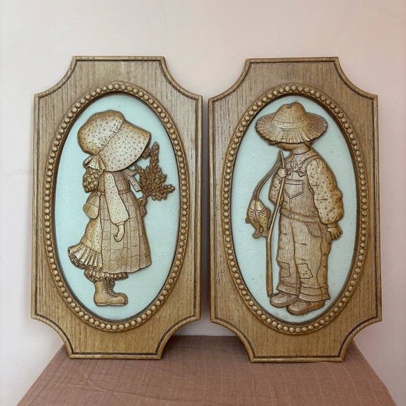 1972-1976 Holly Hobbie & Robby Hobbie Plaques - Picture 6 of 9